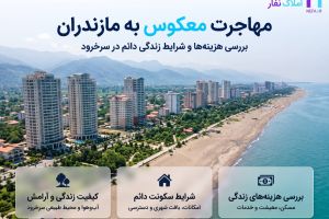 مهاجرت معکوس به مازندران؛ بررسی هزینه‌ها و شرایط زندگی دائم در سرخرود