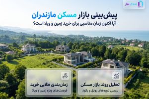 پیش‌بینی بازار مسکن مازندران؛ آیا اکنون زمان مناسبی برای خرید زمین و ویلا است؟
