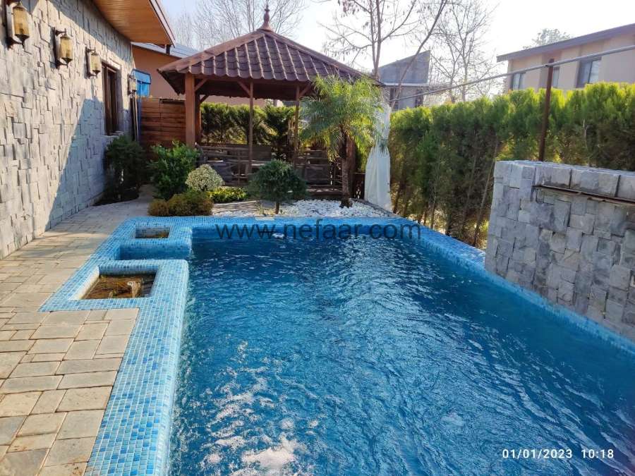 فروش ویلای مبله و استخردار در شهرک باران رویان